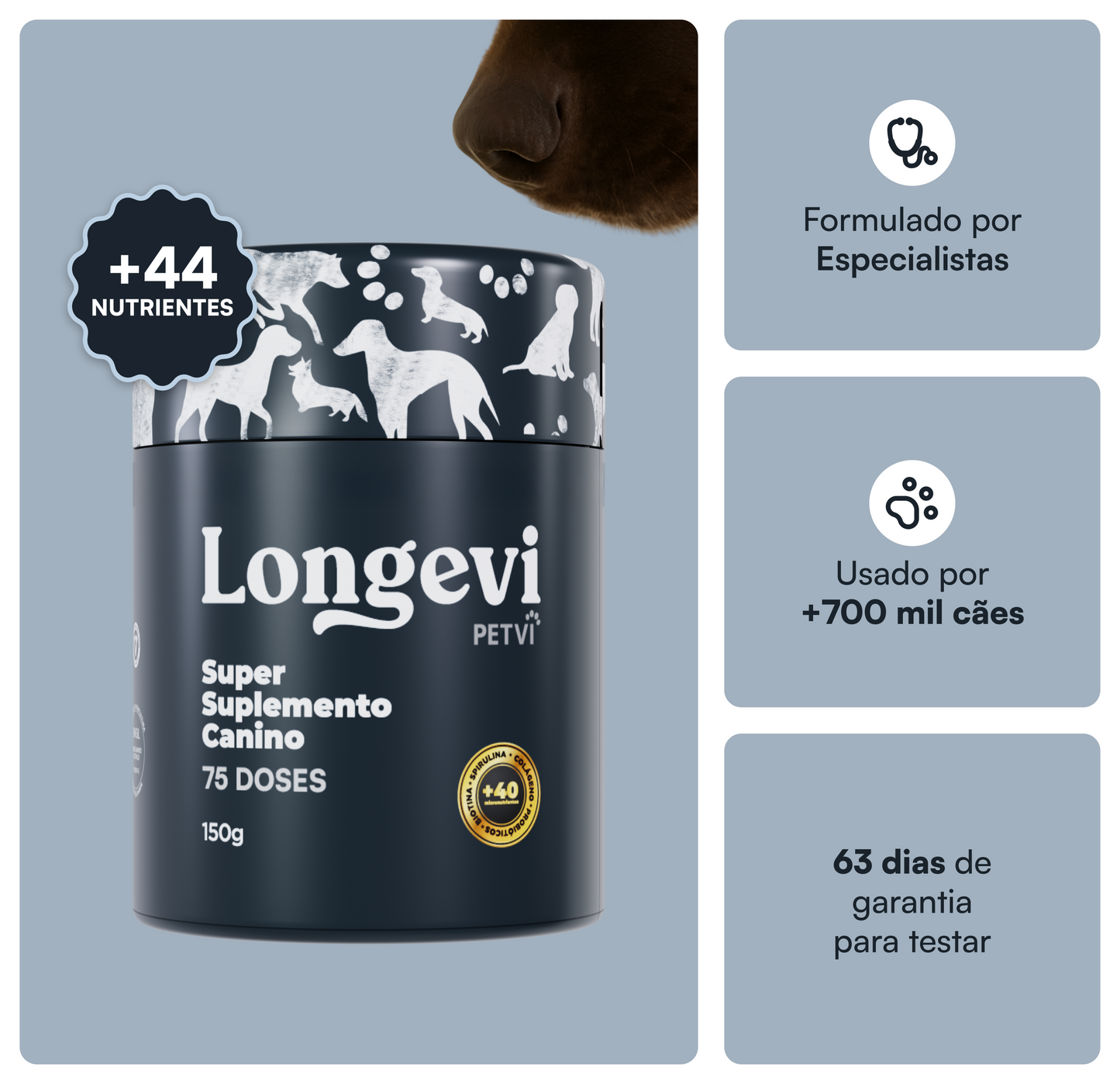 Longevi em pó